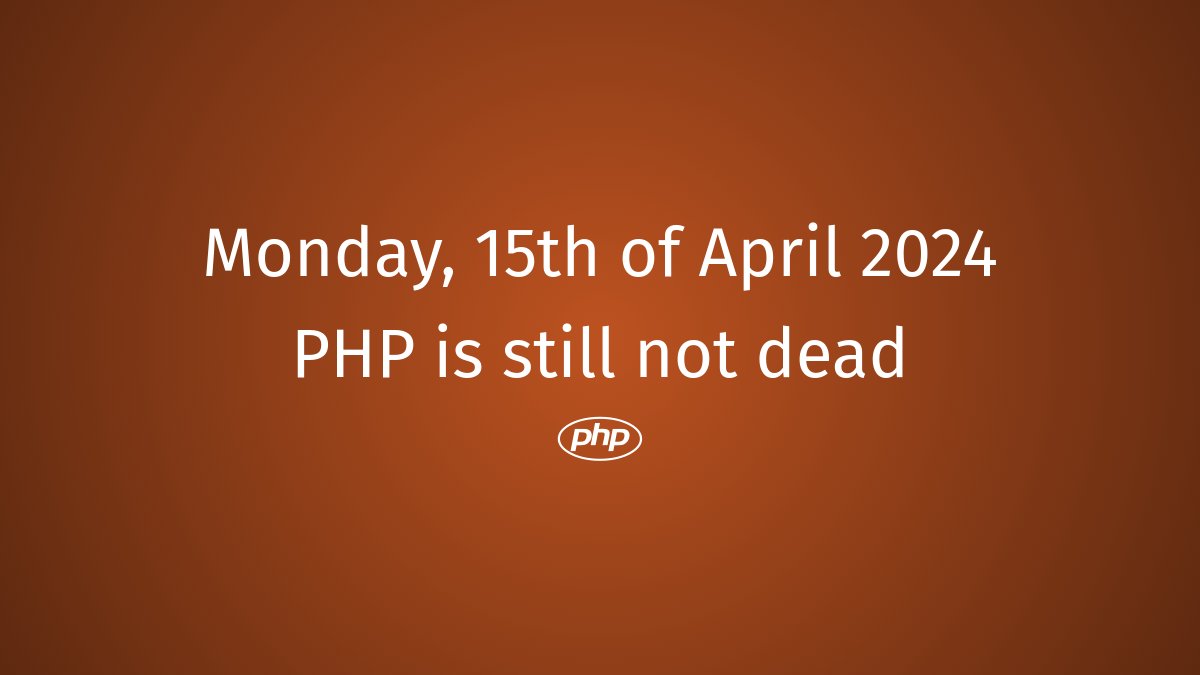 PHP still not dead #php #PHPRevival #EndOfPHP #FarewellPHP #BackendDevelopment #PHPCode #PHPAfterlife #PHPAlive #PHPDebugging #PHPVibrant