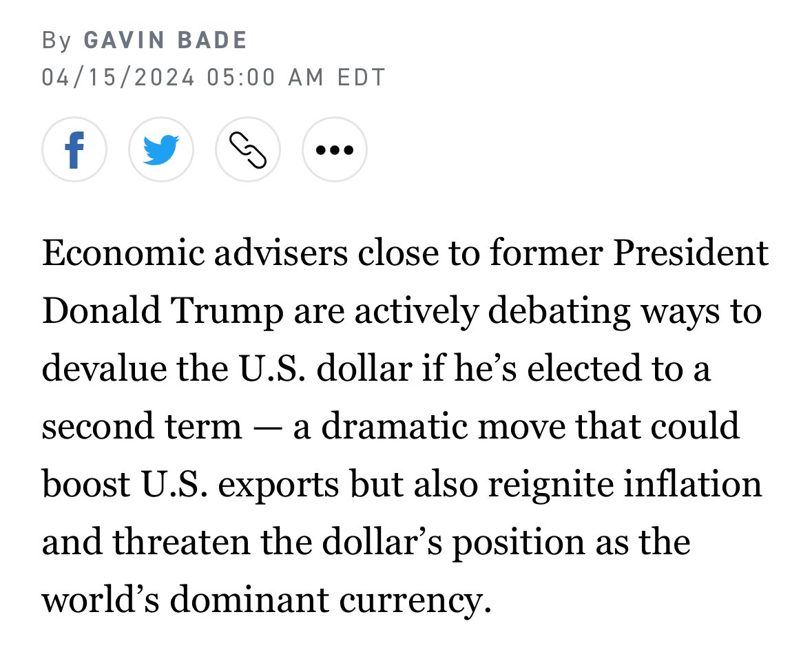 Again it’s fine to make the case on the merits for Trump’s agenda of larger deficits, more protectionism, a smaller workforce, and a devalued currency but this is what you do if you think inflation and interest rates are too low.