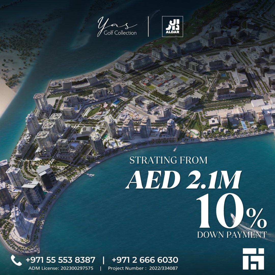 A collection of fully furnished apartments ▫️ 2 & 3 bedroom apartments ▪️ Starting from AED 2.1M ▪️ 10% down payment #sustainablehomes #sustainablehomesrealestate #abudhabi #abudhabilife #yasisland #yaslinks #propertyinvestment #abudhabiproperties