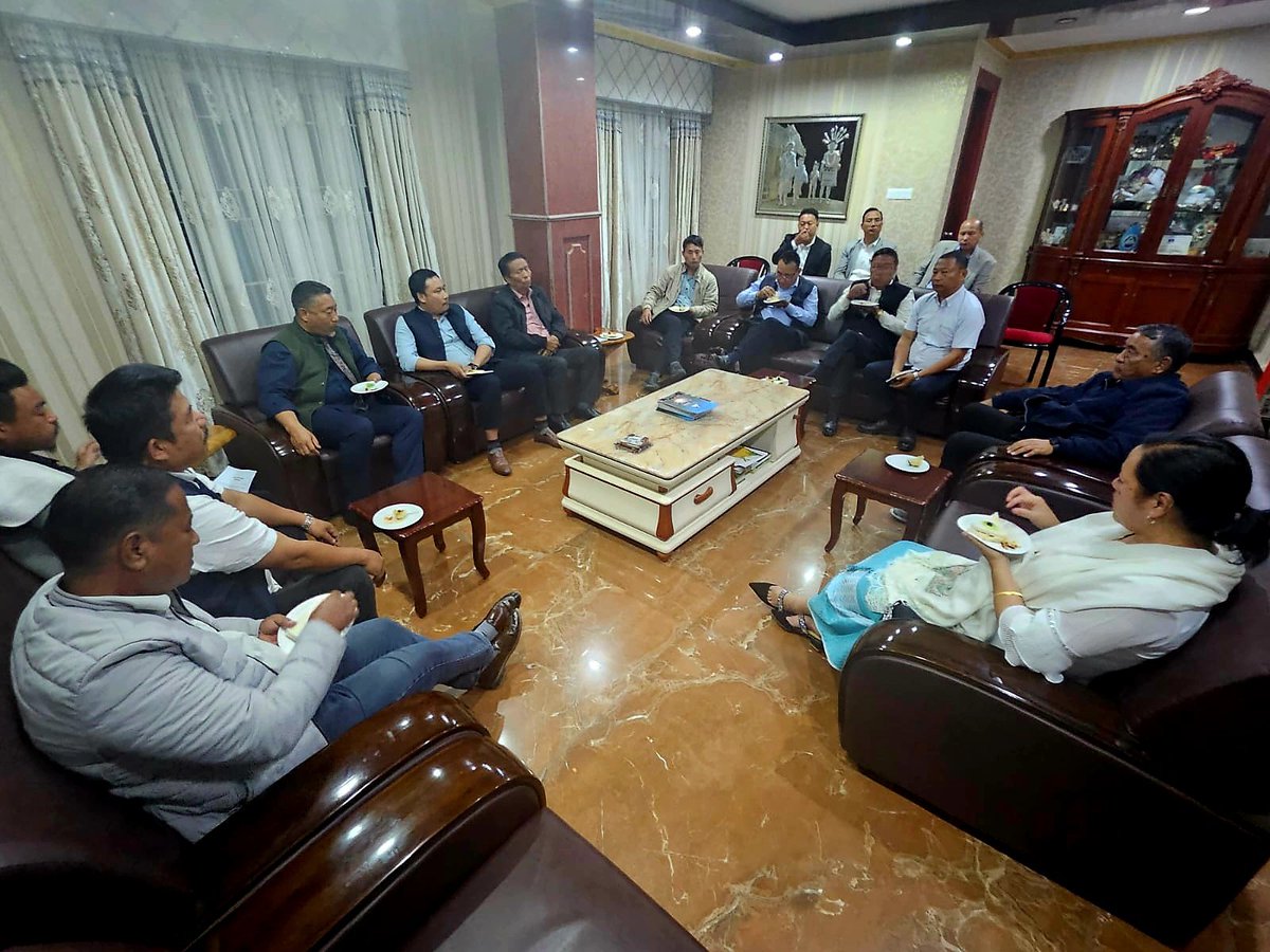 Held a consultative meeting with Kohima District MLAs, District Presidents of NDPP, BJP, NPF, LJP (RV), JDU, NPP and Independent in view of the upcoming #LokSabhaElection2024