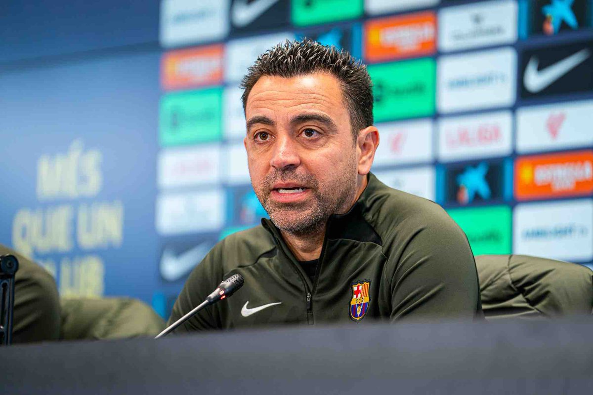 FabrizioRomano's tweet photo. 🔵🔴 Xavi: “Many people are now asking about me and my future nowadays… which wasn’t the case 3 months ago”.

“I’m not the one important now, let’s focus on the club”. https://t.co/t5rPYsZVqM