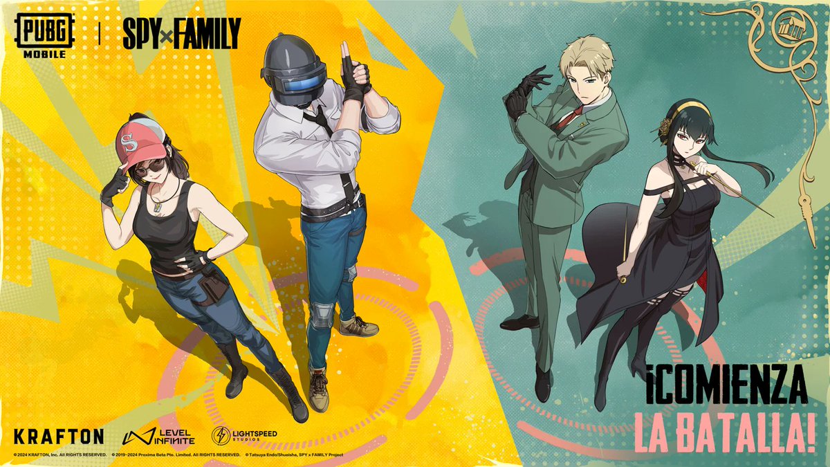 🎮 #Gamers | El fenómeno mundial del anime #SPY×FAMILY lleva el espectáculo del espionaje a #PUBGMobile popkinema.blogspot.com/2024/04/gamers…