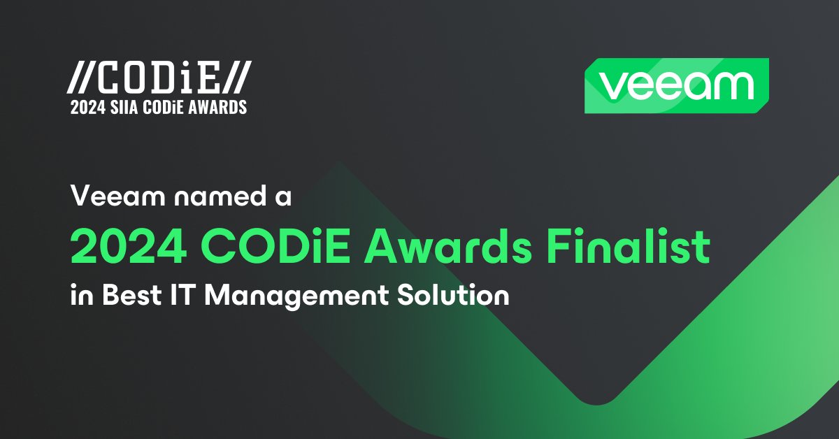 Let's kick off the week with some great news: 👏 We were recognized as a #CODiEAwards Finalist in the Best IT Management Solution category. Thank you to @CODiEAwards for the recognition — We are honored! 🎉