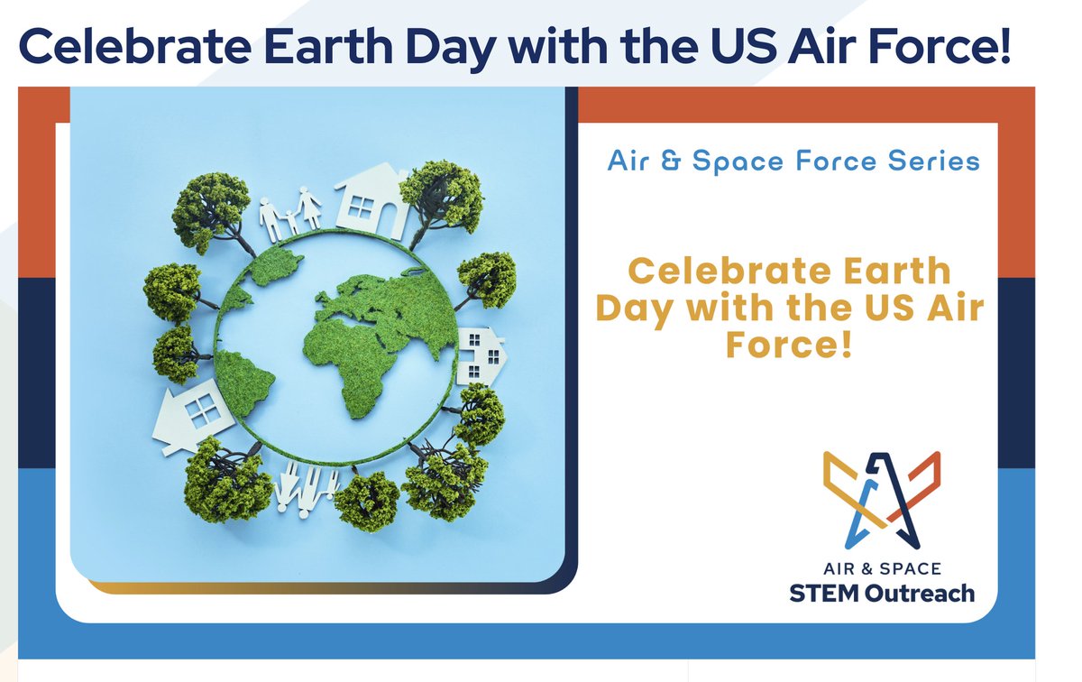 Join Us on April 22nd at 1 PM EST , Earth Day With the Air Force #STEM #EinsteinFellows23 Sign up here: dafstem.us/event/earth-da…. . Cannot make it a 1 PM EST sign up for the recording ! @DoDstem @AEF_Program #EarthDay2024