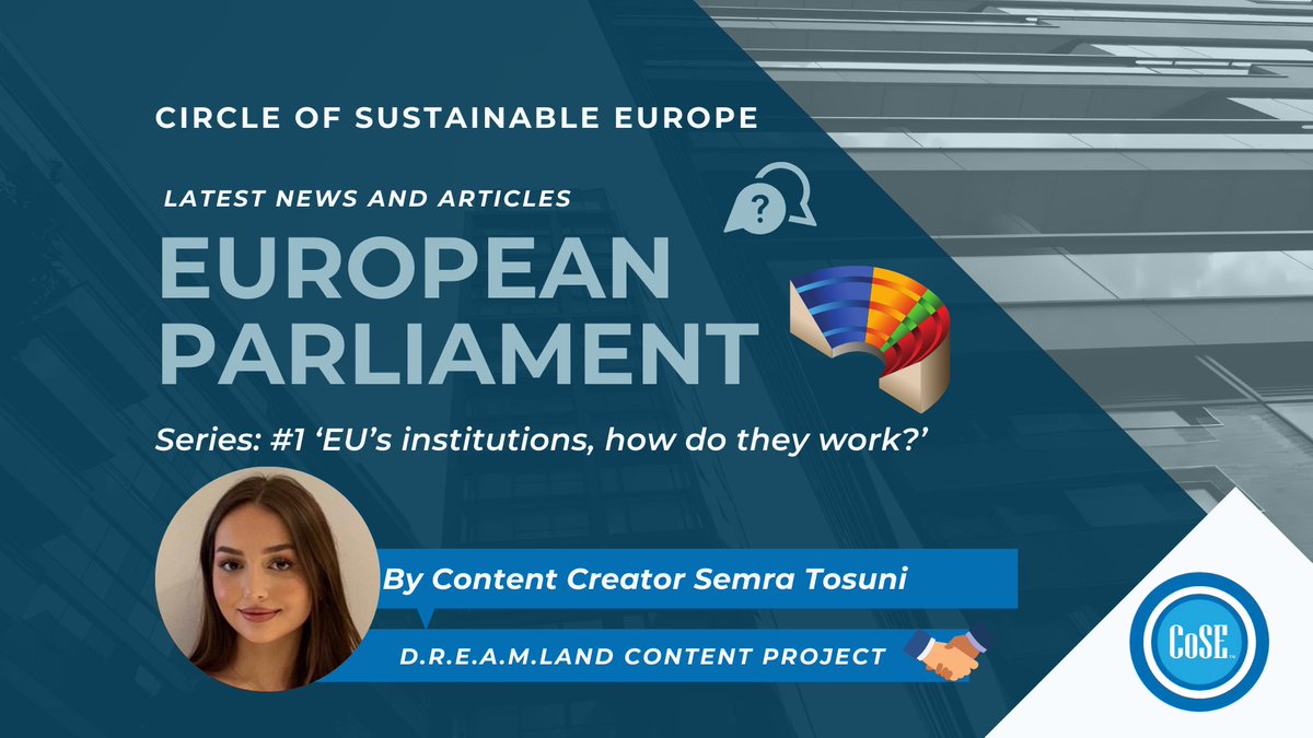 🇪🇺 𝐓𝐡𝐞 𝐄𝐮𝐫𝐨𝐩𝐞𝐚𝐧 𝐏𝐚𝐫𝐥𝐢𝐚𝐦𝐞𝐧𝐭, 𝐰𝐡𝐚𝐭 𝐝𝐨𝐞𝐬 𝐢𝐭 𝐝𝐨?

🏢 We welcome you in our first blog series; 'EU's institutions, how do they work?' <a href="/Europarl_EN/">European Parliament</a>

👉 Read the article here; cose-eu.org/2024/04/15/eus…
