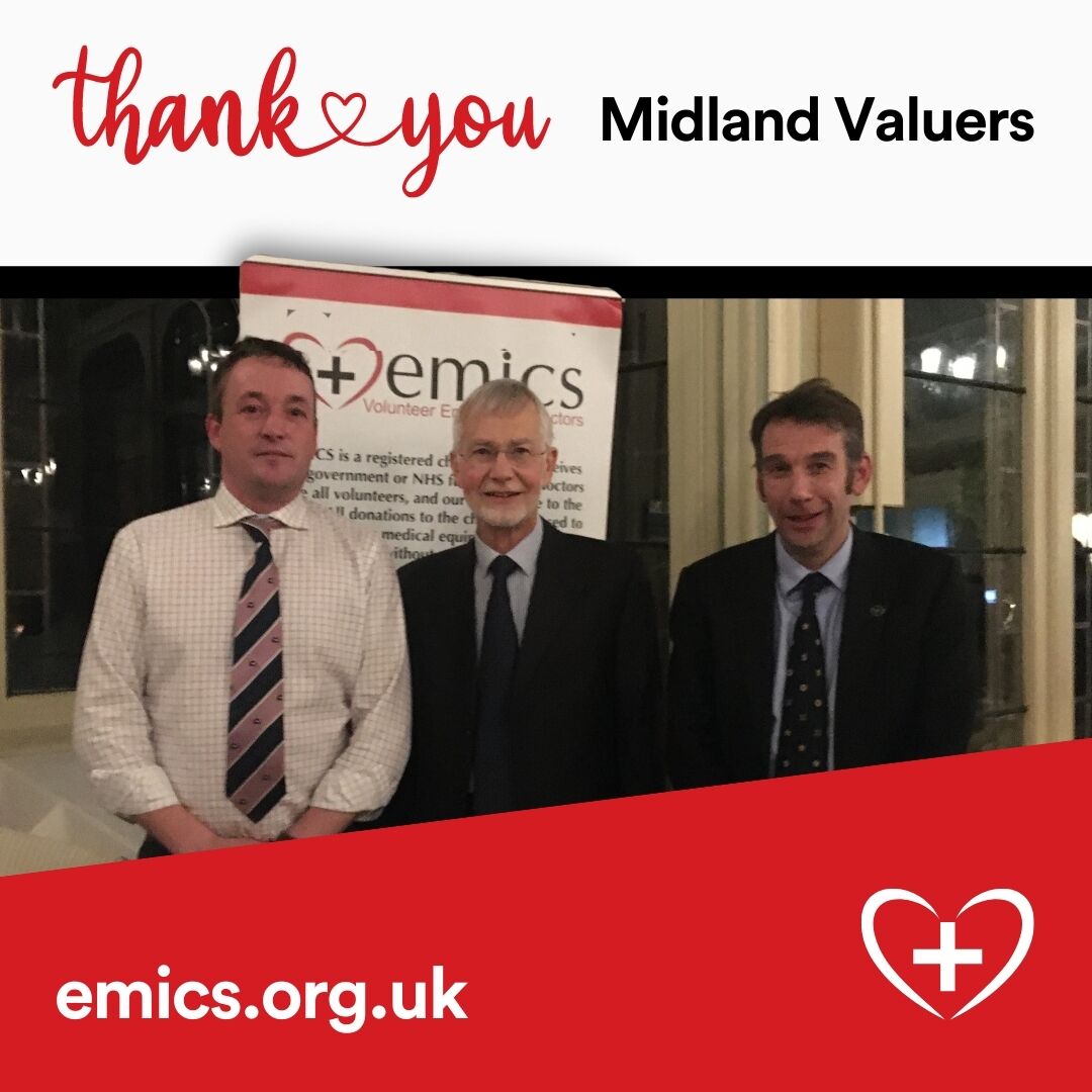 🤝 Thanks to the Midland Counties Agri Valuers AGM for raising £1850 at their charity auction! Special shoutout to James Sealey, Tim &amp; Will Young for championing EMICS. Your donations empower lifesaving work in the East Midlands.

🌐 Want to help? Visit emics.org.uk/get-involved
