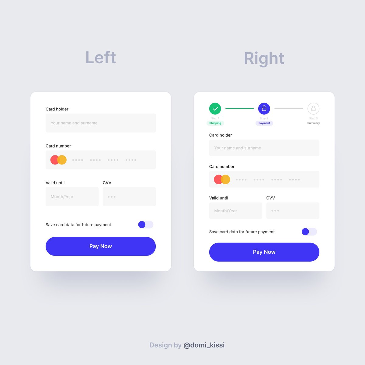 Which UI design grabs your eye?