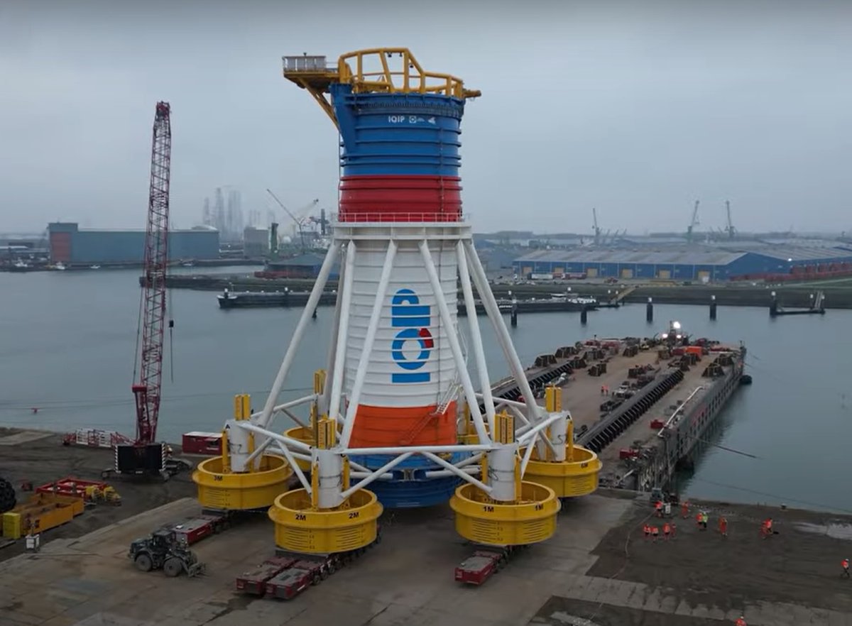 IQIP's NMS-T-10000 is ready for its voyage to ‘He Dreiht’ offshore wind farm - b.link/mjex9ihq

#Aspermont @IQIP_LetsBuild #Hammer #NoiseMitigation #NMST10000 #Monopiles #OffshoreWindFarm #RenewableEngergy