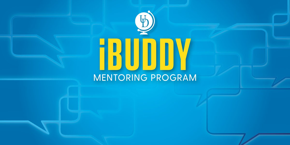 Deadline approaching! 🗣 Apply to be an iBuddy Mentor by Friday, April 19! udel.edu/academics/glob…
