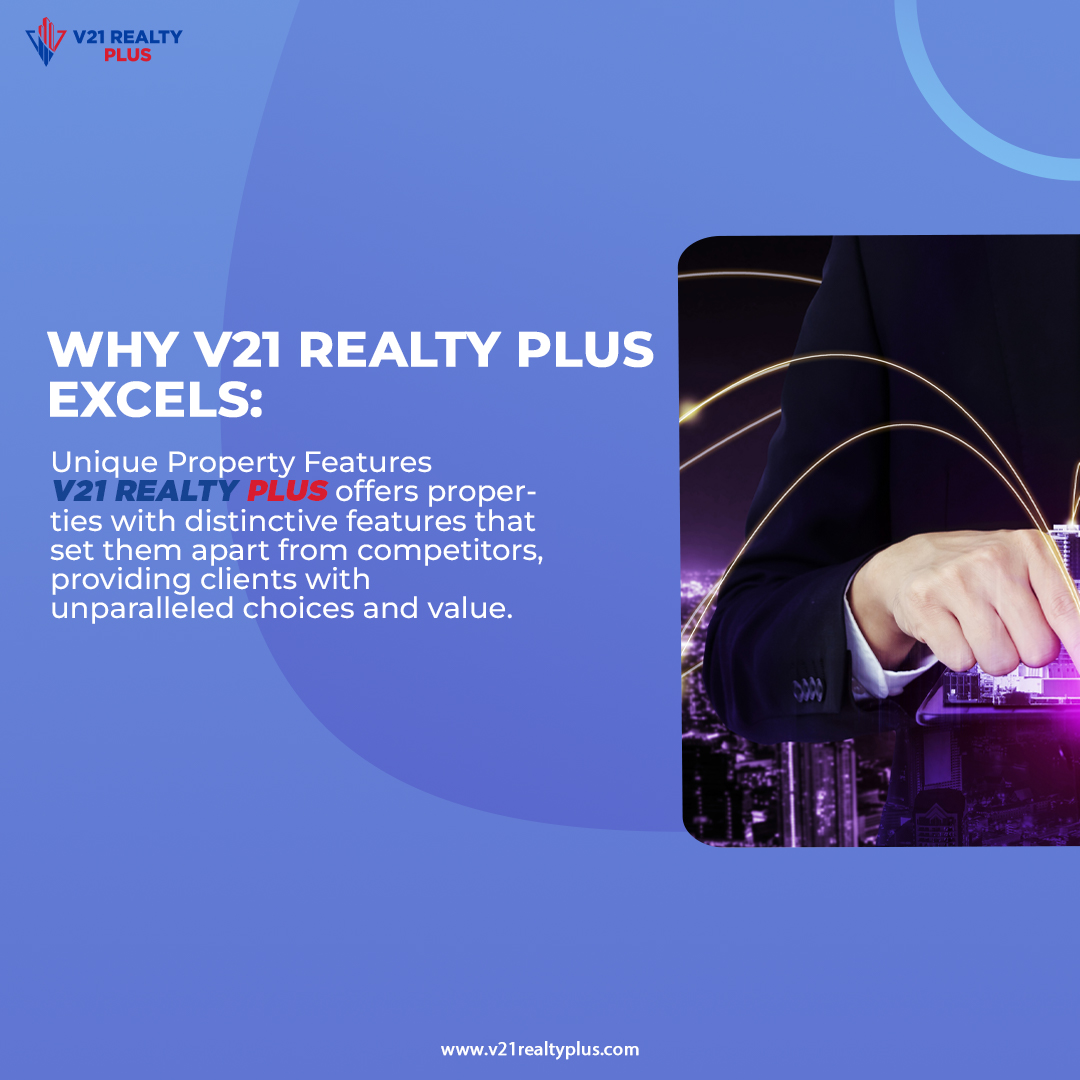 v21realtyplus's tweet photo. Why V21 Realty Plus Excels: Unique Property Features 🏙️ V21 Realty Plus offers properties with distinctive features that set them apart from competitors, providing clients with unparalleled choices and value. https://t.co/fEvym2DQdn