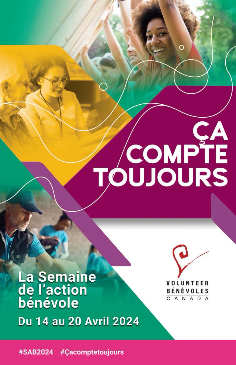 ' Chez @TFOcan, nous sommes incroyablement reconnaissants de nos bénévoles. Chaque année, la Semaine de l’action bénévole nous rappelle l’importance de chaque bénévole et la valeur de leurs contributions. Le thème de cette année, ' Ça compte toujours ', résonne plus que jamais.