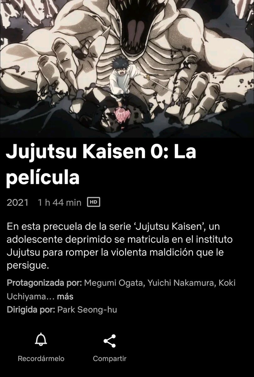 En mayo llega a <a href="/NetflixES/">Netflix España</a> la primera temporada de Jujutsu Kaisen y la película Jujutsu Kaisen 0