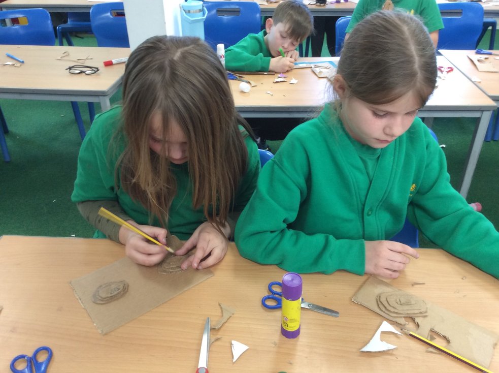 This afternoon we have been making contour maps.