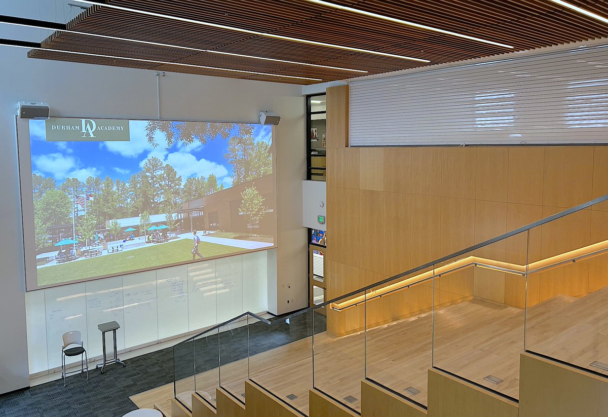 ClarkPowell has been partnering with Durham Academy for 15 years & recently designed & installed the four auditorium systems.  
clark-powell.com/durham-academy

#EducationTechnology #NCTech
#kthrough12 #SchoolTechnology #educationtech #ProAV #avtweeps #clarkpowell #AudioVisual