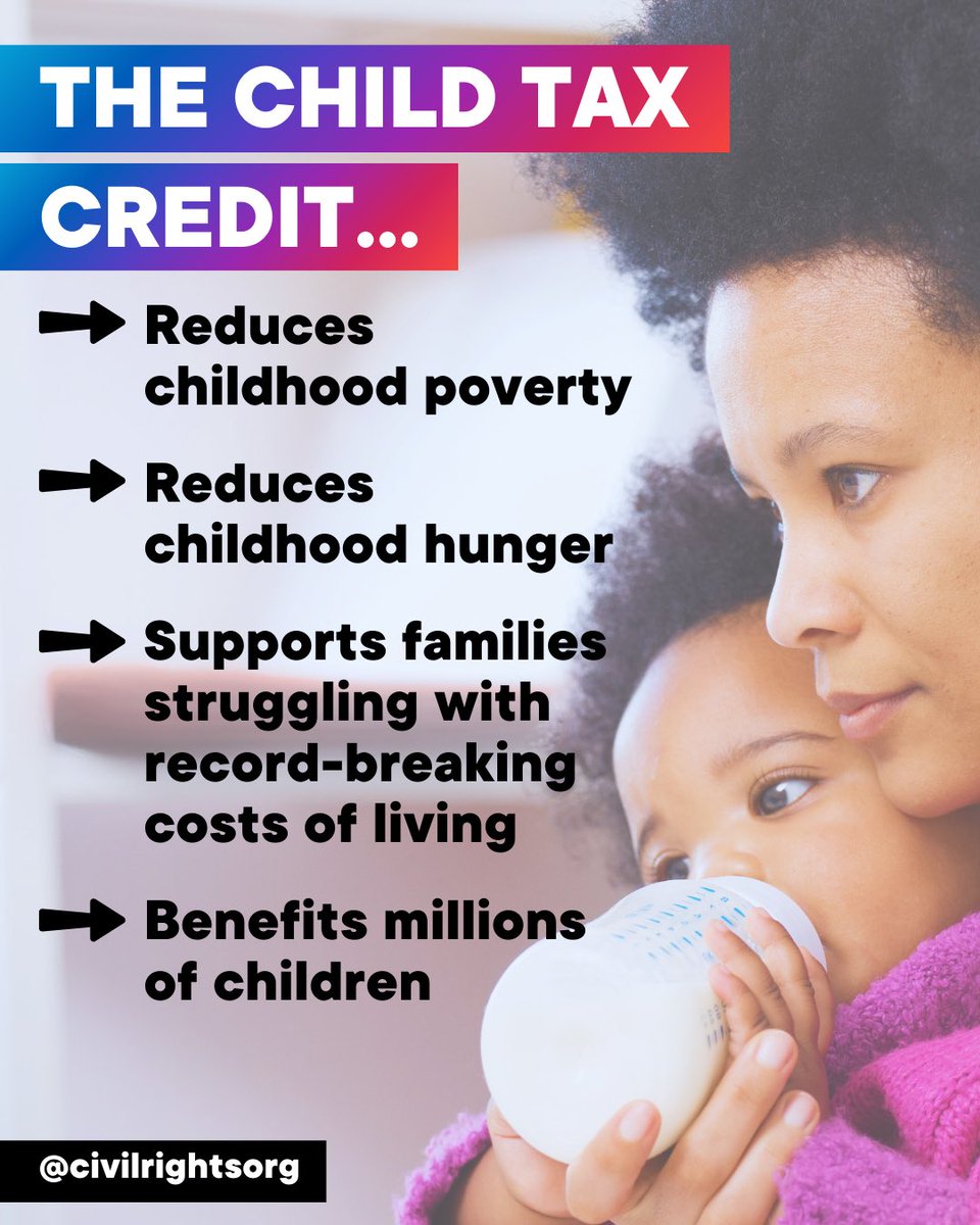 Parents use the #ChildTaxCredit to buy basic living amenities.

💰The wealthy and corporations use tax cuts to hoard wealth while raising prices.

@SenateDems @SenateGOP, expand #CTC and start to make our tax code work for working families.