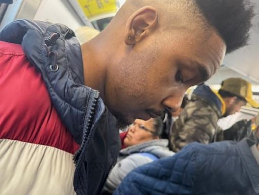 This individual is wanted by The Transit Special Victims Squad for a sexual assault that occurred on April 11,2024 at 3:25PM onboard a northbound a '4' Train approaching 161st Street and River Avenue. Call 646-610-7272 if you have any information.