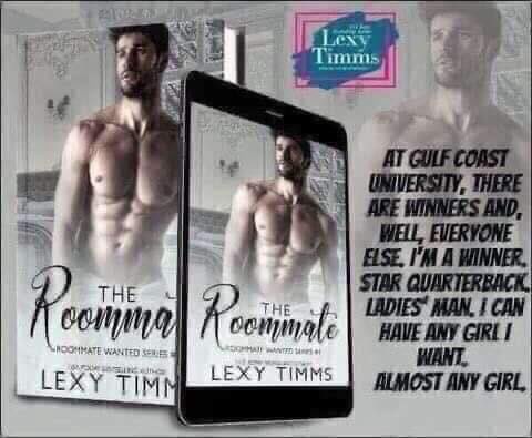 **Free Book** The Roommate by a Lexy Timms Amazon: amazon.com/dp/B09L2S34HS Books2read: books2read.com/u/bzdXjE At Gulf Coast University there are winners and, well, everyone else. I'm a winner. Star quarterback. Ladies' man. I can have any girl I want. Almost any girl.