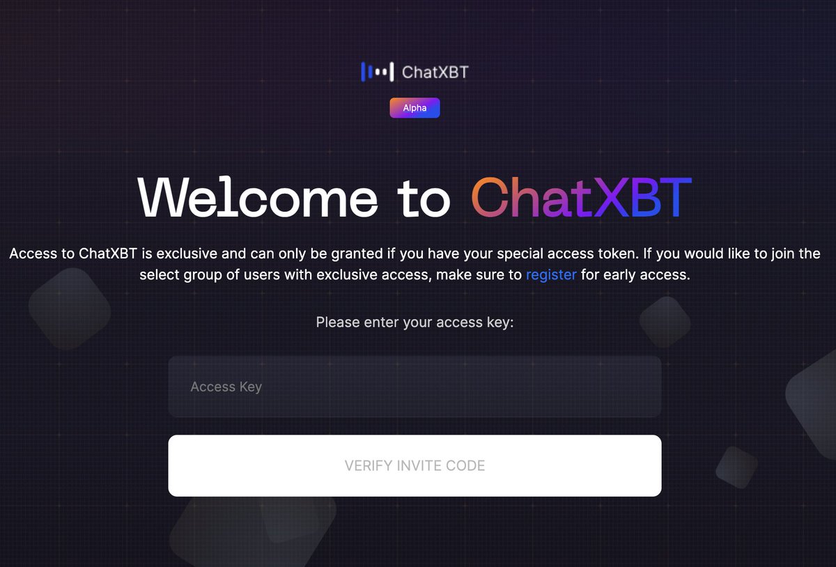 ChatXBT is on the move🤖
New partnerships &amp; integration announcements soon.

We enjoin everyone to begin entering our early access program via their dashboard

To all our early $CHATFI adopters riding hard as we enter into the future, we see you and would never forget🙏
Let's go!