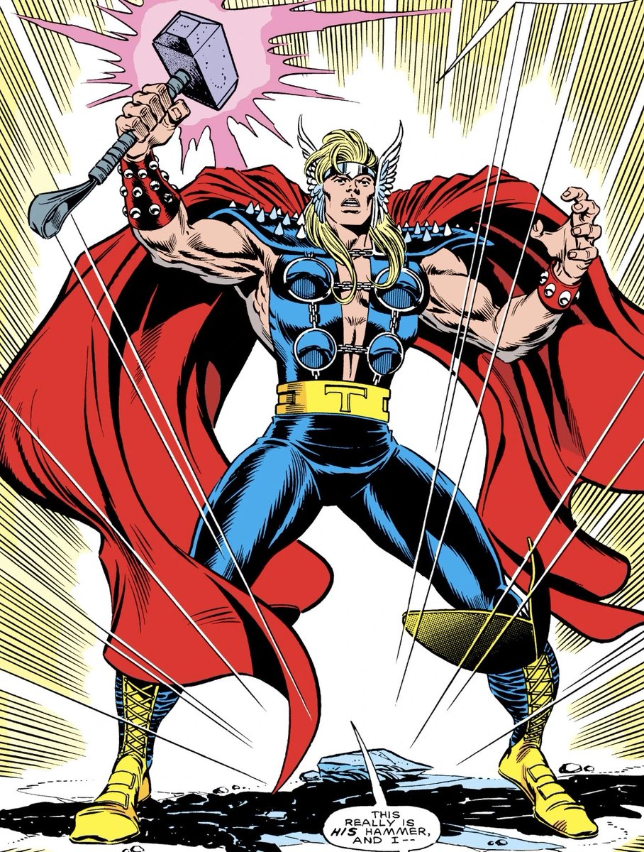 comixmenpodcast's tweet photo. #LunesDeSuperhéroes Hoy #DargoKtor "Thor del Futuro"
1a. Aparición: The Mighty Thor Vol. 1 No. 384 octubre de 1987.
Creadores: #TomDeFalco y #RonFrenz
#TheMightyThor #Thor #ThorCorps #MarvelComics #MarvelAgeOfComics #Marvel #MarvelUniverse #MarvelSuperheroes https://t.co/4iepDIgwMW