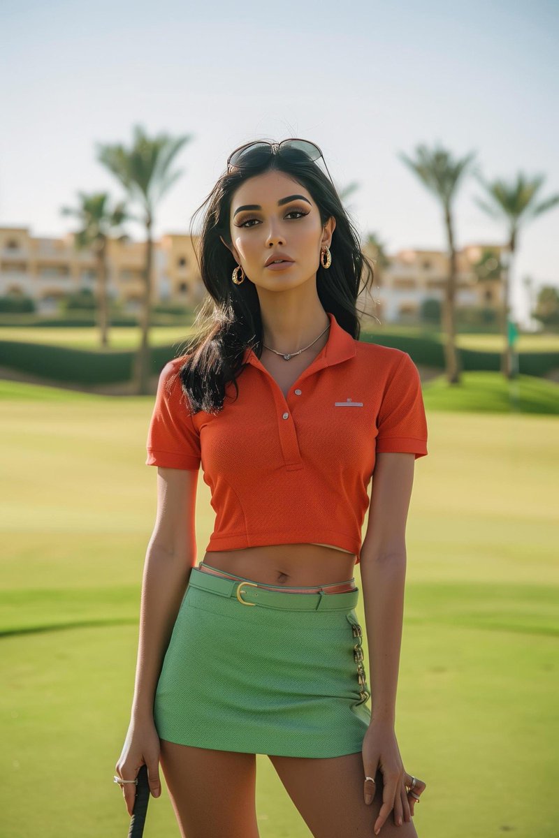 Summer Chic at the Tee
#GolfFashion #SummerVibes #ColorfulAttire #LeisureLuxury #midjourney #genai #golfbabes