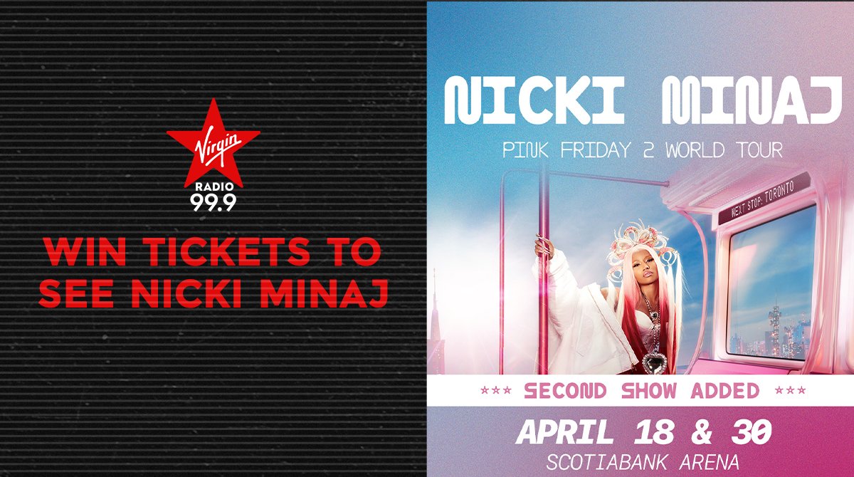 BARBZ! 🚨 We have your chance to win tickets to see @NICKIMINAJ on April 30th at @ScotiabankArena! Be listening to Daryn & Deepa all week for your chance to win! virginradio.ca/toronto/contes…