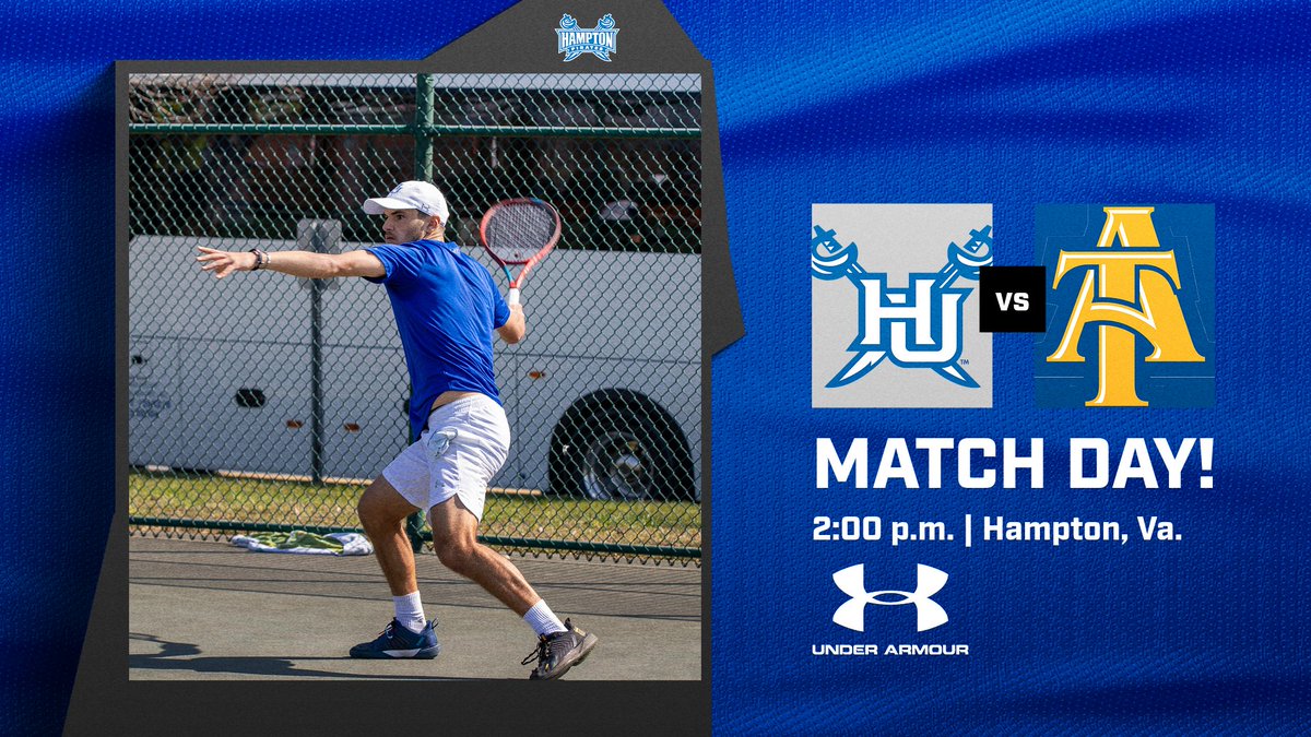 🏴‍☠️🎾The Pirates will battle the North Carolina A&T Aggies in an early afternoon matchup today!! 🆚North Carolina A&T ⏰2:00 p.m. 📍Neilson-Screen Stadium #WeAreHamptonU
