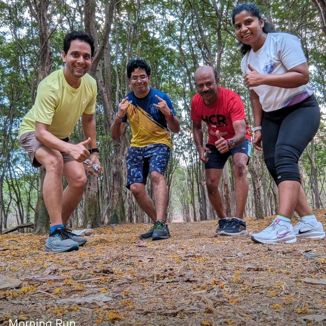 #Happyhyderabad #Runners #CyberabadRunners Harsha Addagalla Vijaya Addagalla Thanks everyone for joining #Run #Hyderabad #running #runningmotivation #HyderabadCyclingRevolution #hyderabadactivemobility