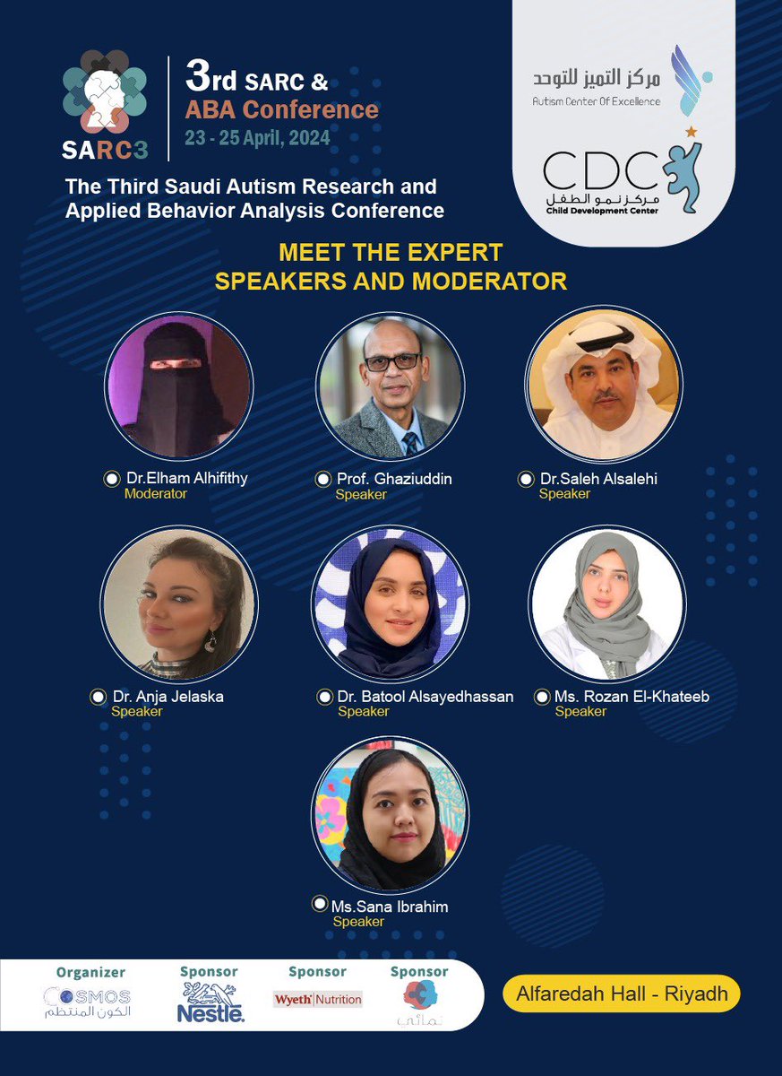 Meet the 4th  session Speakers of SARC3&amp;ABA 2024

📍 AlFaredah Hall  - Riyadh, Saudi Arabia 
📅  23 - 25 April 2024

Register now ⬇️: 
sarc-kaauh.com/sarc3