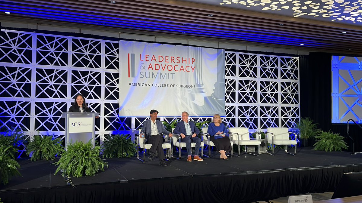Our next panel, 'AI and Surgery: Policy Considerations', moderated by Dr. Genevieve @MeltonMeaux, will explore the issues and opportunities with AI, surgery, and healthcare. #ACSLAS24