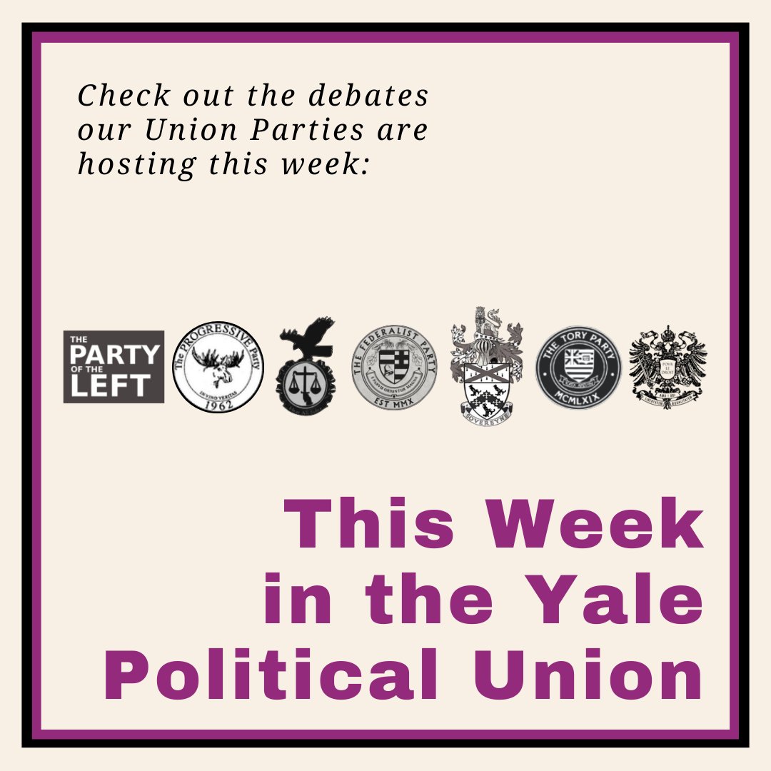 Yale Political Union tweet media