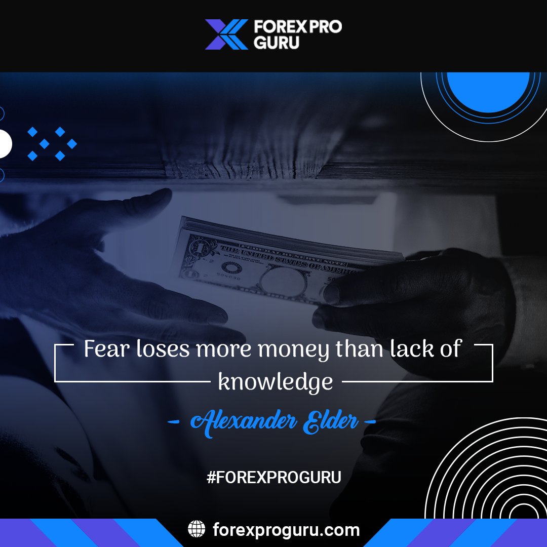 Emotional decisions based on fear often lead to bad trades. Letting fear paralyze you into inaction costs more financially than simply not knowing something.   

#motivationquote #tradingquotes #quoteoftheday #forexquote #forexlife #forexmarket #trade #fxtrading #fxtrader