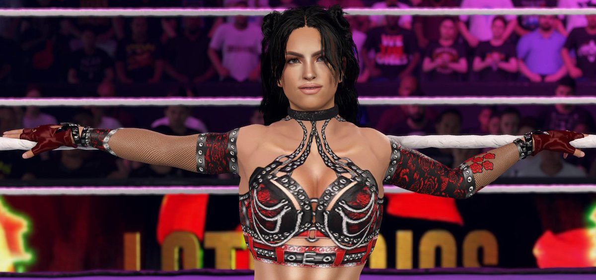 LuvKateRose's tweet photo. 🌹I wanna feel the rush🌹
🌹I wanna taste the crush🌹
🌹I wanna get you goin'🌹

🌹I wanna lay you down🌹
🌹I wanna string you up🌹
🌹I wanna make you mine🌹

The Official Reveal of "The Beverly Hills Beauty" #WWE2K24 Attire
Thank you so much to @xoGoMariaGoxo for this. I love it https://t.co/he9pHKtRoA