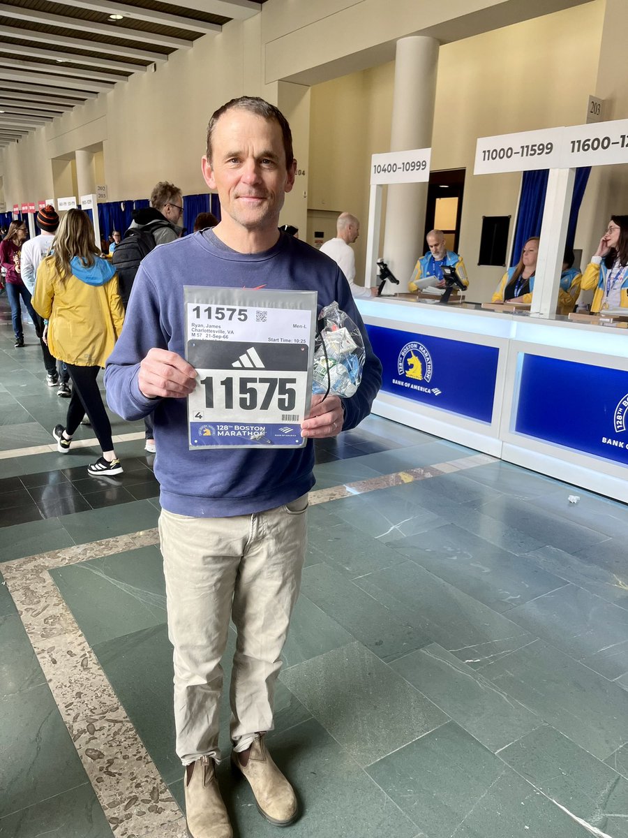 Jim Ryan (@presjimryan) on Twitter photo It is an honor to run today’s Boston Marathon for UVA Children’s Hospital! #wahoowa <a href="/uvahealthnews/">UVA Health</a> @uva <a href="/bostonmarathon/">Boston Marathon</a> <a href="/VirginiaSports/">Virginia Cavaliers</a> It is an honor to run today’s Boston Marathon for UVA Children’s Hospital! #wahoowa <a href="/uvahealthnews/">UVA Health</a> @uva <a href="/bostonmarathon/">Boston Marathon</a> <a href="/VirginiaSports/">Virginia Cavaliers</a>