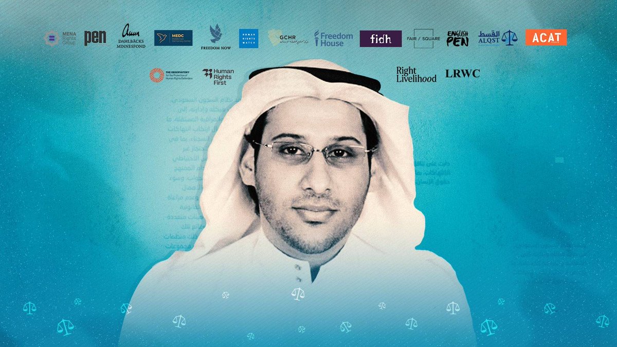Today marks ten years since the arrest of prominent #Saudi #HRD Waleed Abu al-Khair. Read our joint statement, signed by 15+ partners, and join us in calling on #SaudiArabia's authorities to #FreeWaleed immediately. freedom-now.org/saudi-arabia-t…
