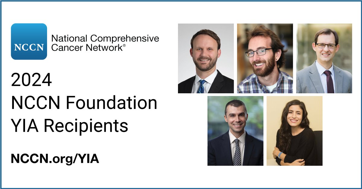 NCCN Foundation Announces 5 Recipients for 2024 Young Investigator Awards Honoring Future Leaders of Cancer Research.
Learn more: nccn.org/home/news/news…
@caseccc @UCCancerCenter @UCSFCancer @MSKCancerCenter @VUMC_Cancer