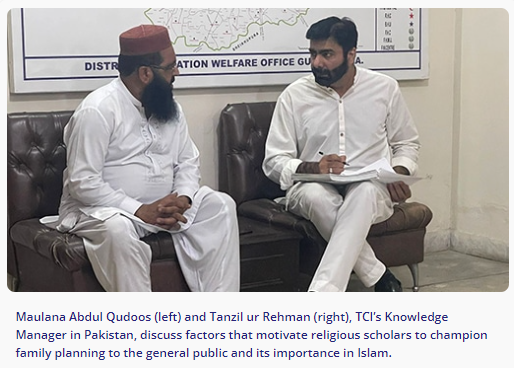 It is a misconception that Islam forbids #FamilyPlanning. However, this is a prevailing notion in Pakistan. 

Together with the PWD, @tciurbanhealth engages Islamic scholars to educate on #ReproductiveHealth, promoting #InformedChoices. 

shorturl.at/ouCL2