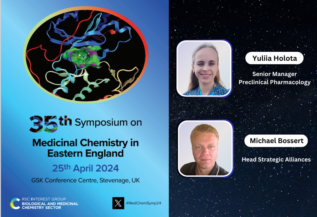 We are excited to participate in the 35th Symposium on Medicinal Chemistry in Eastern England in Stevenage, UK, on April 25. Explore collaboration opportunities by scheduling a one-on-one session with us: enamine.net/contact Event information: rscbmcs.org/events/mcee35/