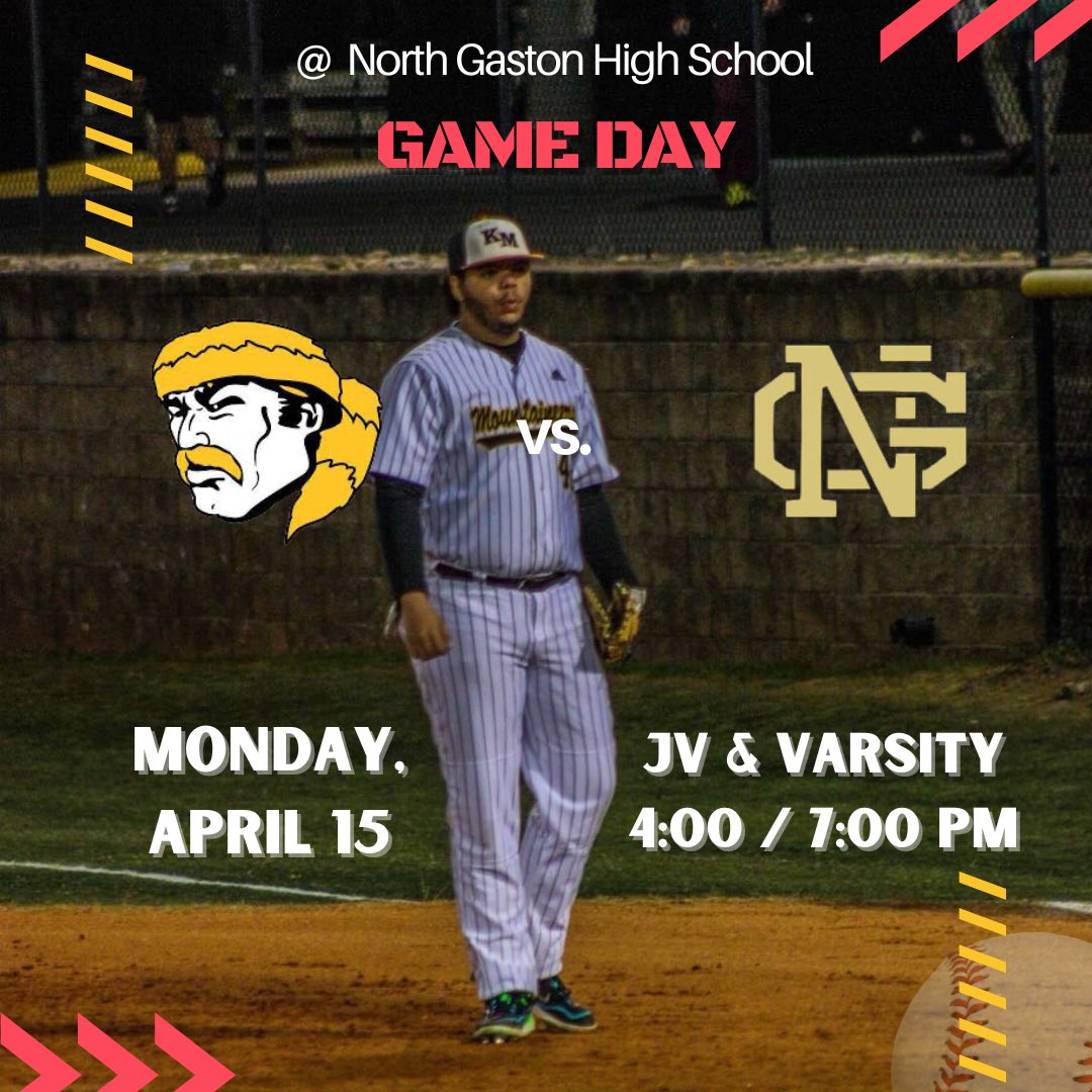 🚨 GAMEDAY 🚨

🆚 North Gaston
⏰ 4:00 / 7:00pm
📍North Gaston High School

#RollNeers
