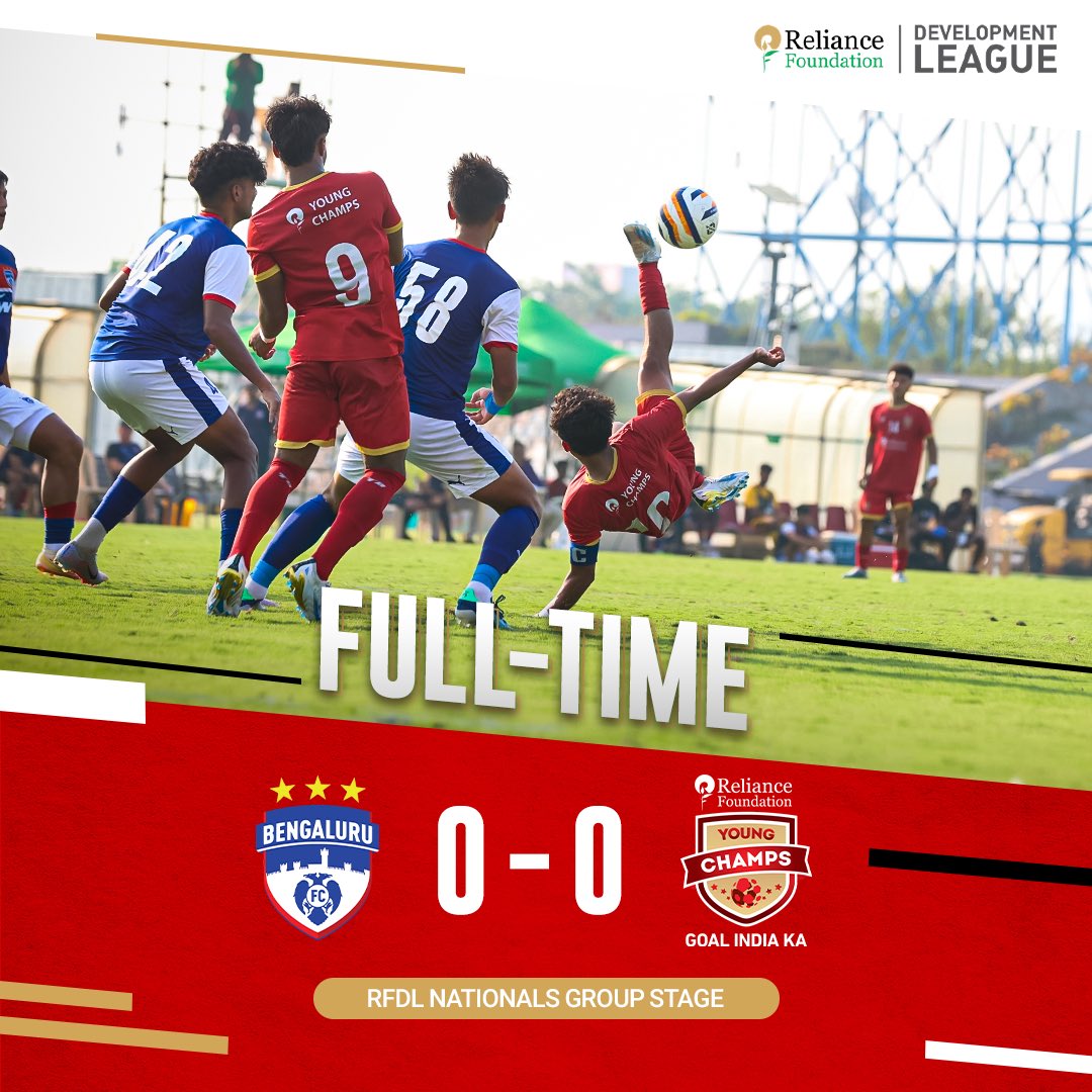 RFYoungChamps's tweet image. @bengalurufc hold the Young Champs to a draw in the #RFDevelopmentLeague opener! 

Next up: VS Kerala Blasters FC, 18th April 👊🏻

#RFYC | #WeCare | #YoungChamps | #YouthFootball |