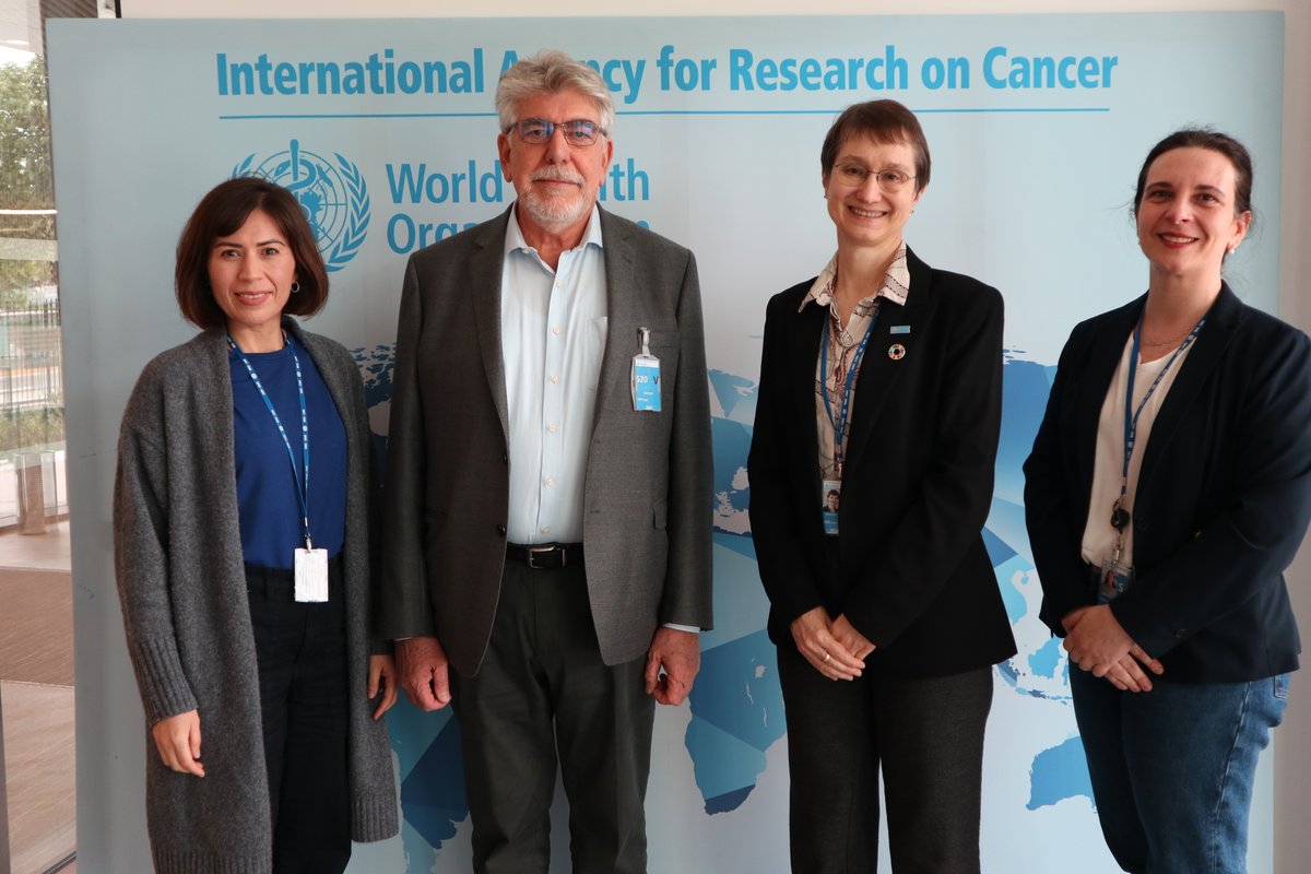 IARC is delighted to receive Prof Victor Wunsch-Filho, President of Fundação Oncochentro São Paulo (FOSP) to discuss collaborative projects on #cervicalcancer. #cancerresearch #cancerprevention