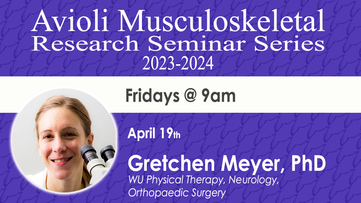 Looking forward to this Friday's Avioli Musculoskeletal Research Seminar: 'Post-translational Lysine Acetylation and Skeletal Muscle Contractile Function' Info: bit.ly/3ejT7tz @WashU_BMD,@WUSTLdbbs,@washu_ortho_res,@WashUBME,@dveislab