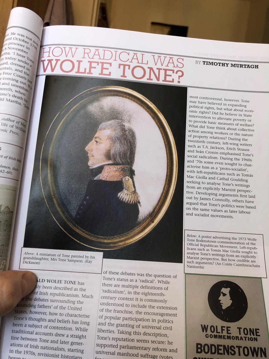 Really happy to have got my copy of the Tone 225 supplement from History Ireland. It looks great! Can’t wait to explore all the other essays inside!