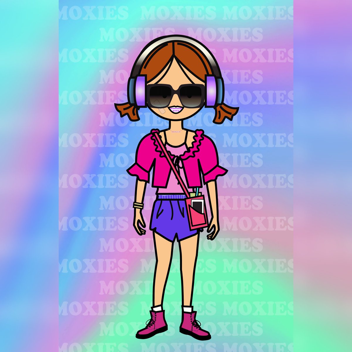 GM GM from this Moxies starting her week with a wide braces smile 😁😁