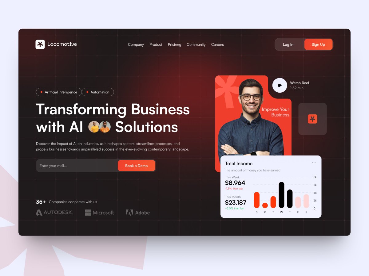 🔥AI Inspiration UX/UI Design🔥

More details about the design dribbble.com/shots/24005209…

#webdesign #landingpage #websitedesign #websitedevelopment #websitedesigner #websiteinspiration #AI #artificialintelligence #aidesign #aiproduct @60fpsdesign @layers_to