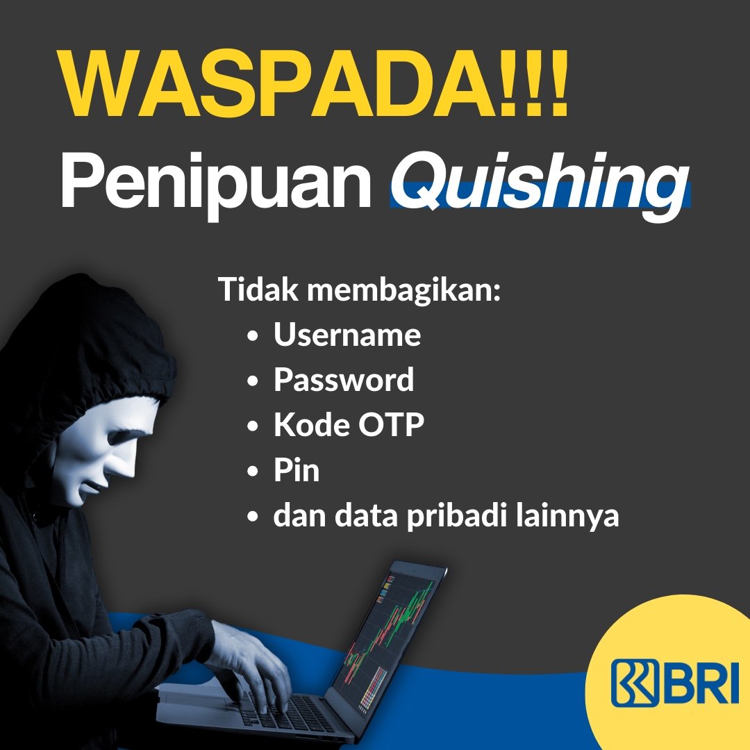 WASPADA!!! Penipuan Quishing #JagaDataPribadi #TetapWaspadaSoceng #reqread