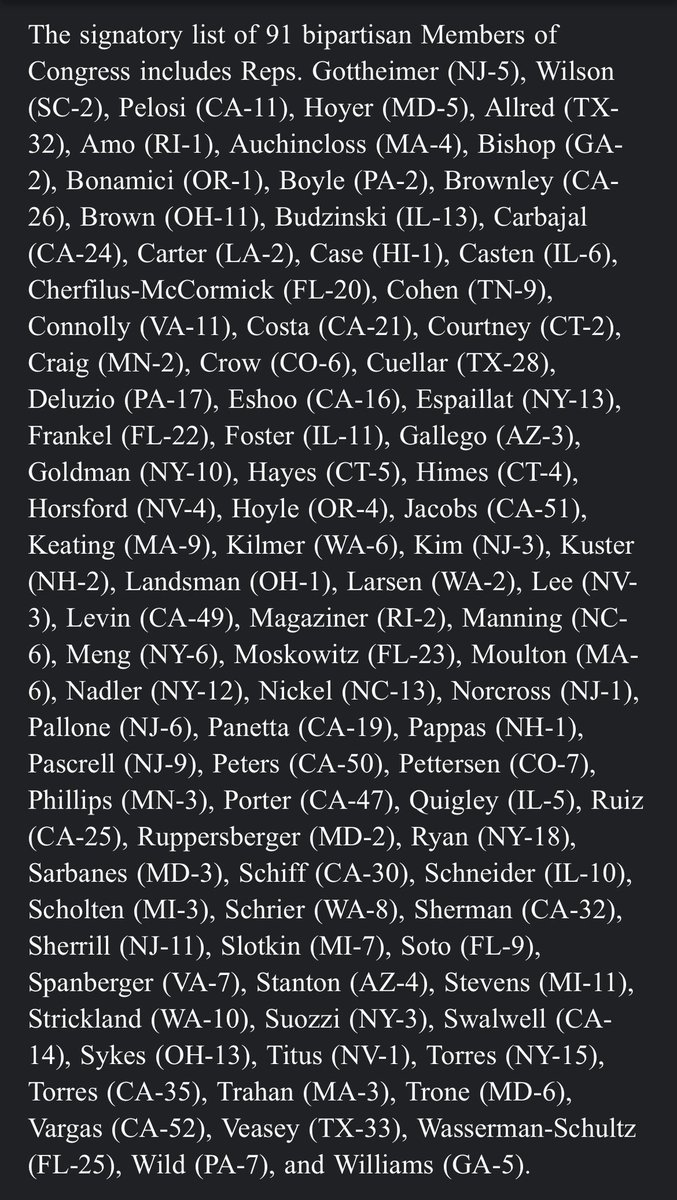 A bipartisan letter from 91 key members of Congress urges @SpeakerJohnson to bring the Senate-passed supplemental aid package to a vote immediately. We couldn’t agree more. This would deliver urgent assistance to Ukraine and could be sent to @POTUS’s desk for signature tonight.