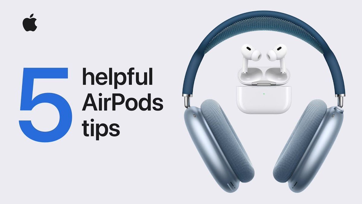 fiupanthertech's tweet photo. Five helpful AirPods tips, 🎧 features highlighted in the video include Audio Sharing, Live Listen, Background Sounds, Announce Notifications with Siri, and the ability to rename AirPods.  #fiupanthertech #AirPods  #AirPodsPro #AirPodsMax  https://t.co/69vGODSLx8 https://t.co/Jtrwrbbnjk