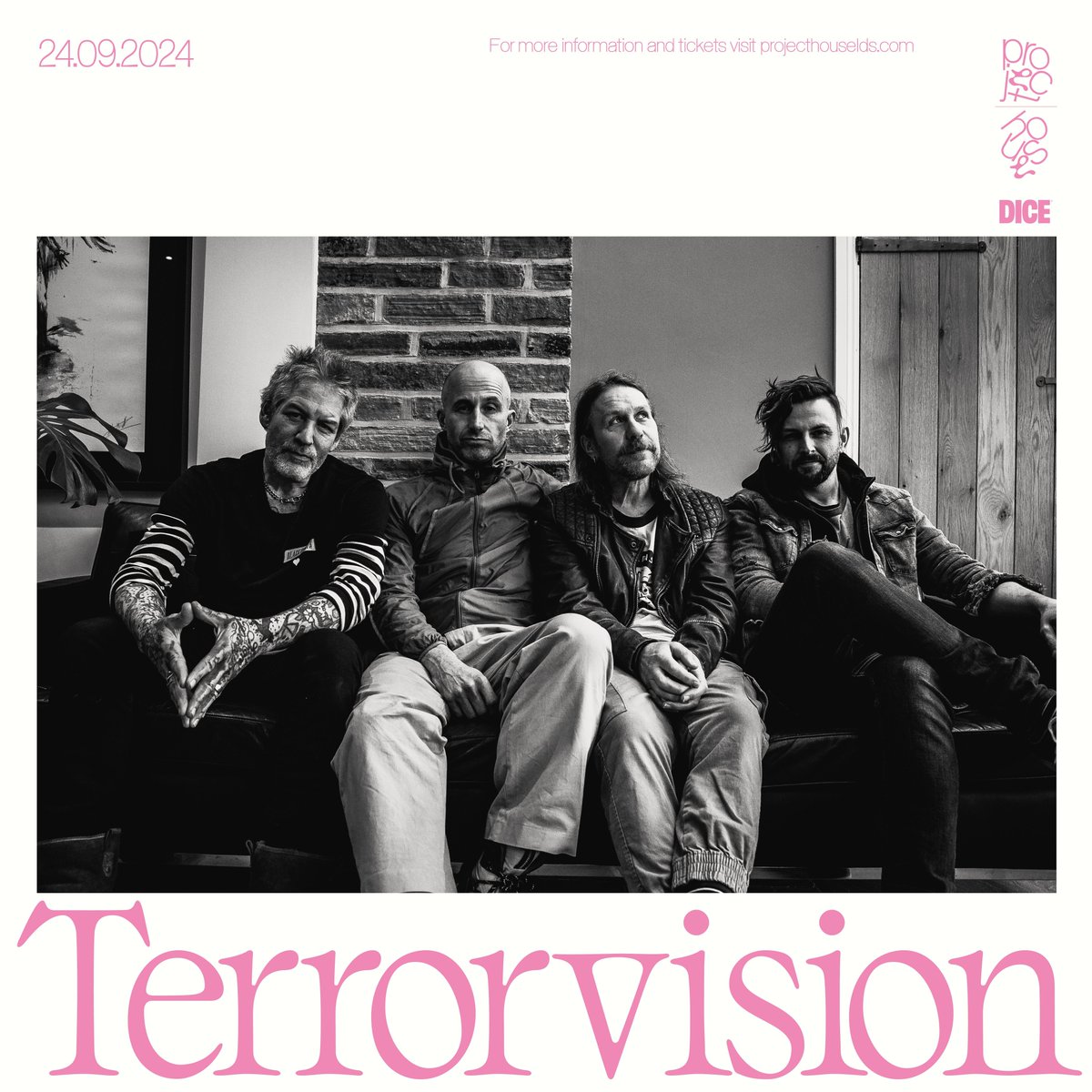 New Show: @brudpresents @terrorvision at Project House 24.09 Tickets for the show on sale 19.04 via @dicefm. Hit the link below to set a reminder. buff.ly/4aV2MOR