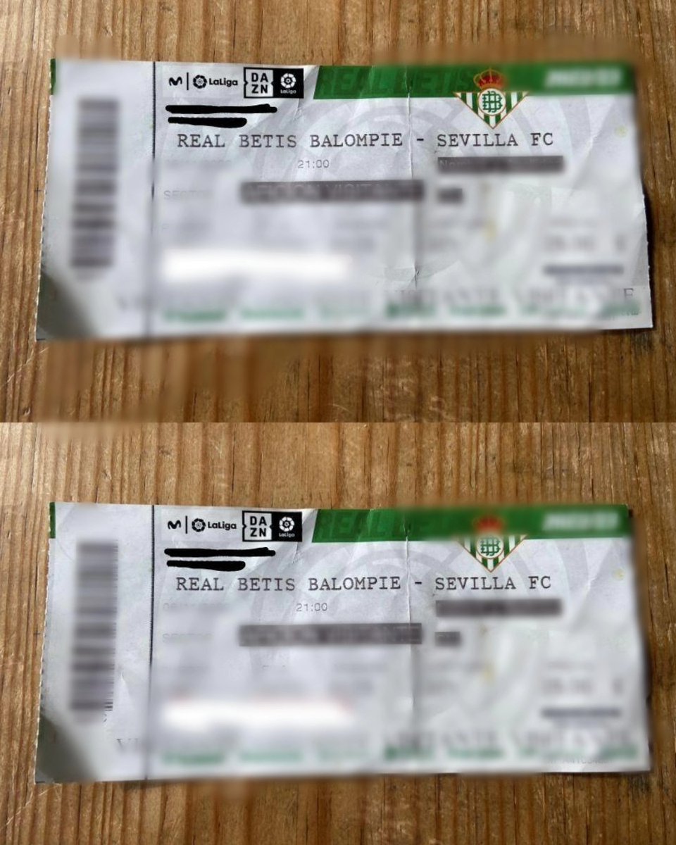🎟️Sorteamos 2 entradas para el DERBI! 🟢Betis-Sevilla🔴!
Requisitos:
-Dar RT al tweet🔄
-Seguir a esta cuenta
-Dar like♥️

🏆Ganadores 26 de Abril
🍀Suerte a todos!!