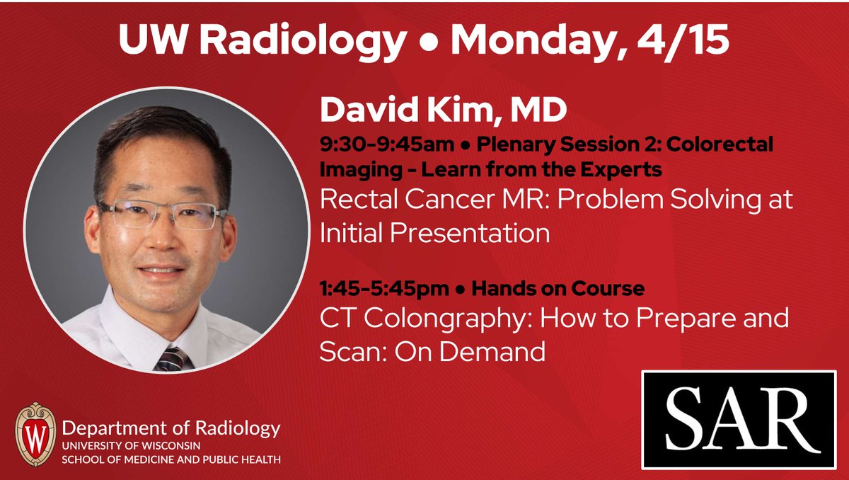 As @SocietyAdbRad Director of Finance and Member Engagement, David Kim, MD knows the value of making connections that can last a lifetime. So don't be shy and say hi at either his morning plenary or afternoon hands-on course.
